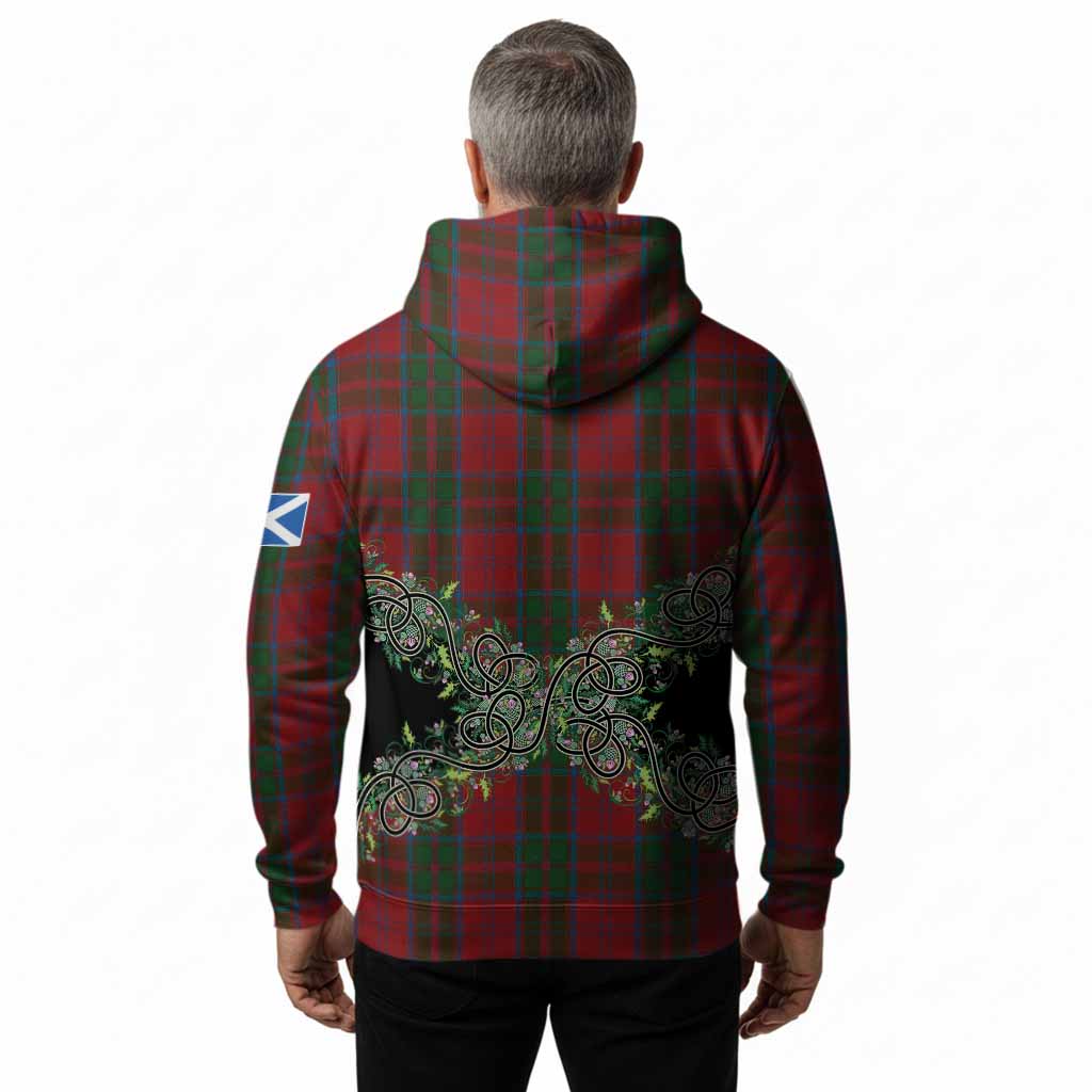 Drummond Tartan Hoodie Thistle Scottish Spirit