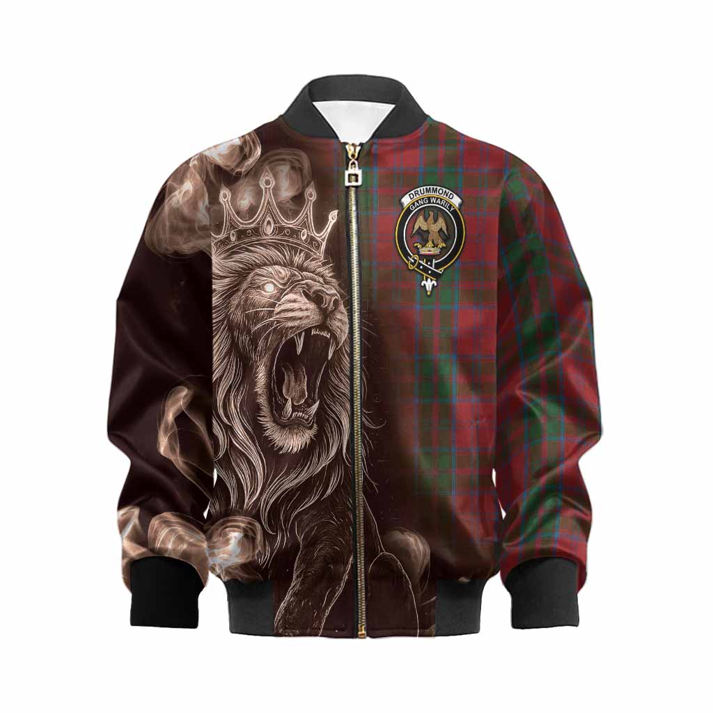 Drummond Tartan Kid Bomber Jacket Roaring Lion Heritage
