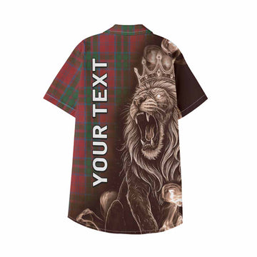 Drummond Tartan Kid Hawaiian Shirt Roaring Lion Heritage