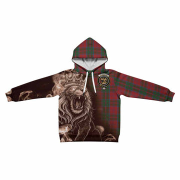 Drummond Tartan Kid Hoodie Roaring Lion Heritage