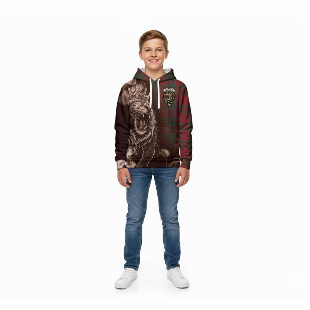 Drummond Tartan Kid Hoodie Roaring Lion Heritage