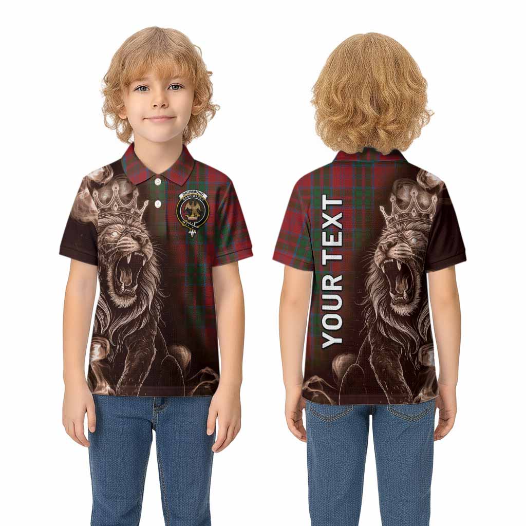 Drummond Tartan Kid Polo Shirt Roaring Lion Heritage
