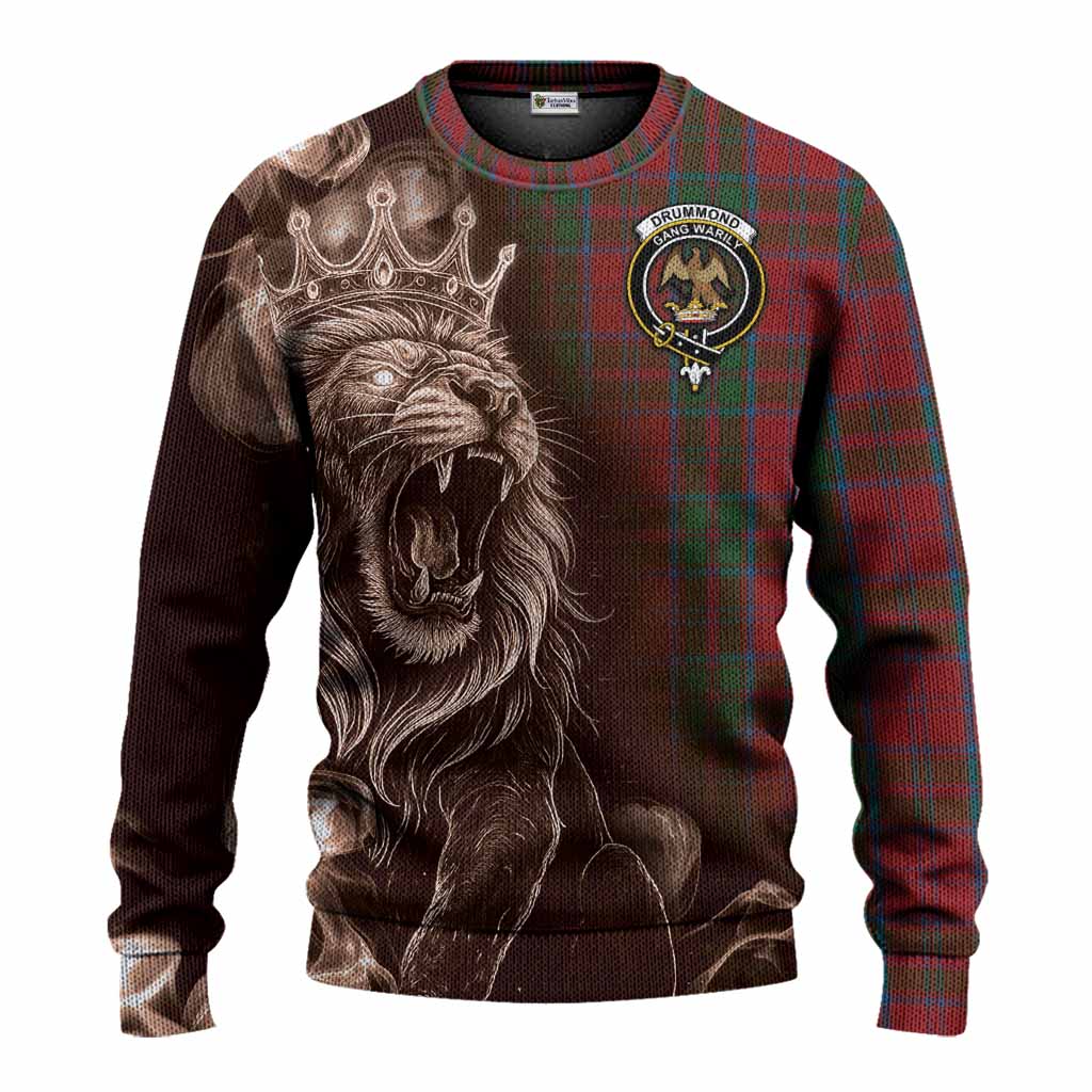 Drummond Tartan Knitted Sweater Roaring Lion Heritage