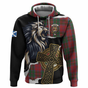 Drummond Tartan Scottish Hoodie Lion Celtic Heritage