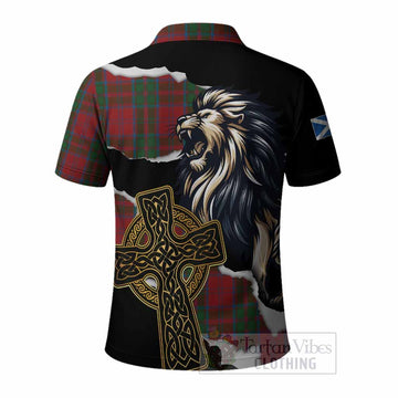 Drummond Tartan Scottish Polo Shirt Lion Celtic Heritage