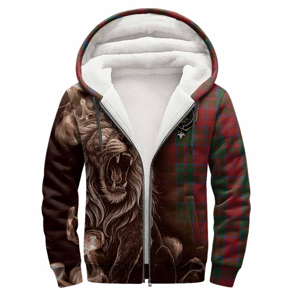 Drummond Tartan Sherpa Hoodie Roaring Lion Heritage