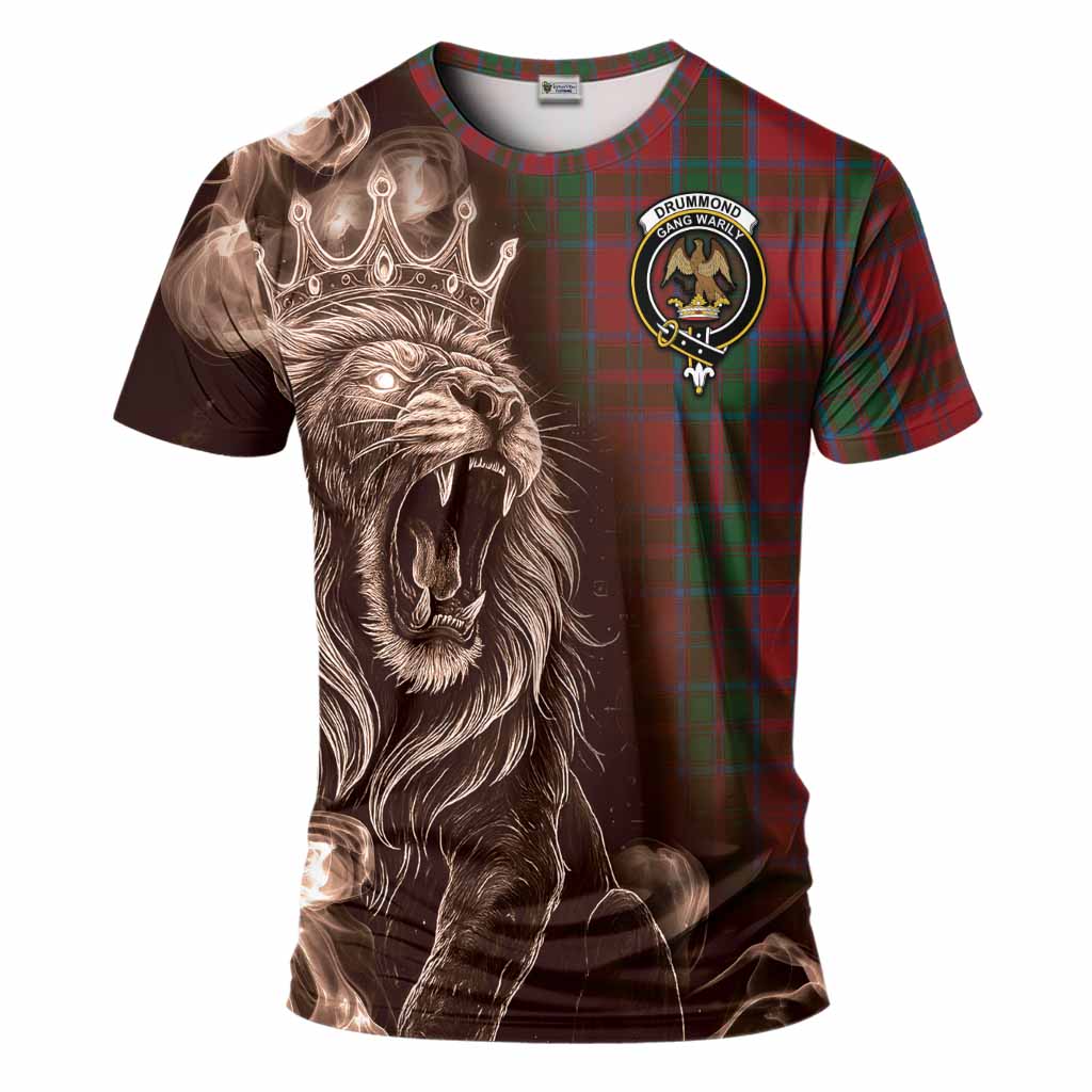 Drummond Tartan T-Shirt Roaring Lion Heritage