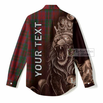 Drummond Tartan Women Casual Shirt Roaring Lion Heritage