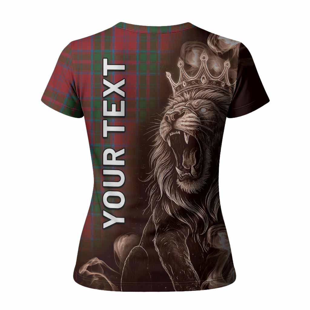 Drummond Tartan Women T shirt Roaring Lion Heritage