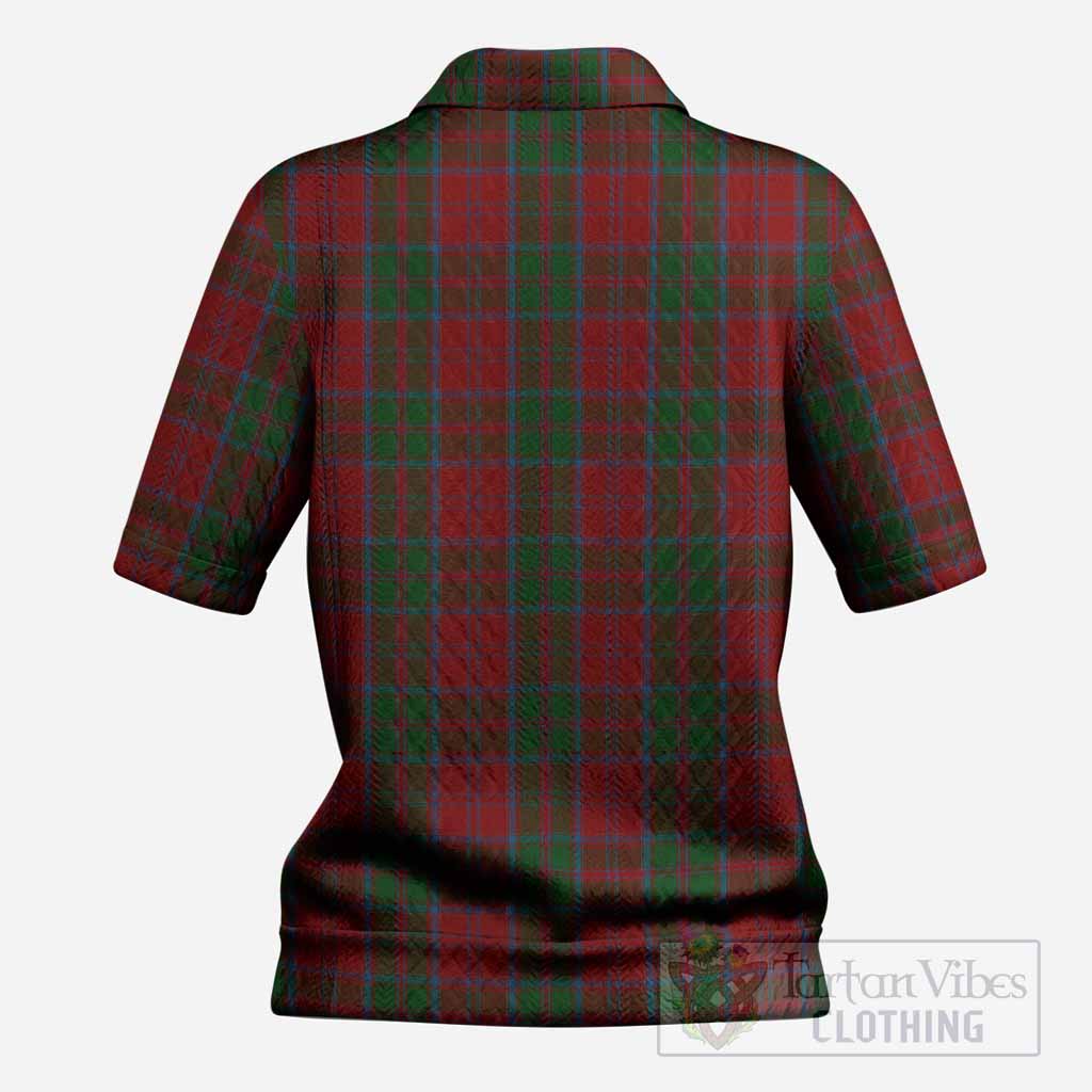 Drummond Tartan Women’s Polo Sweater Top