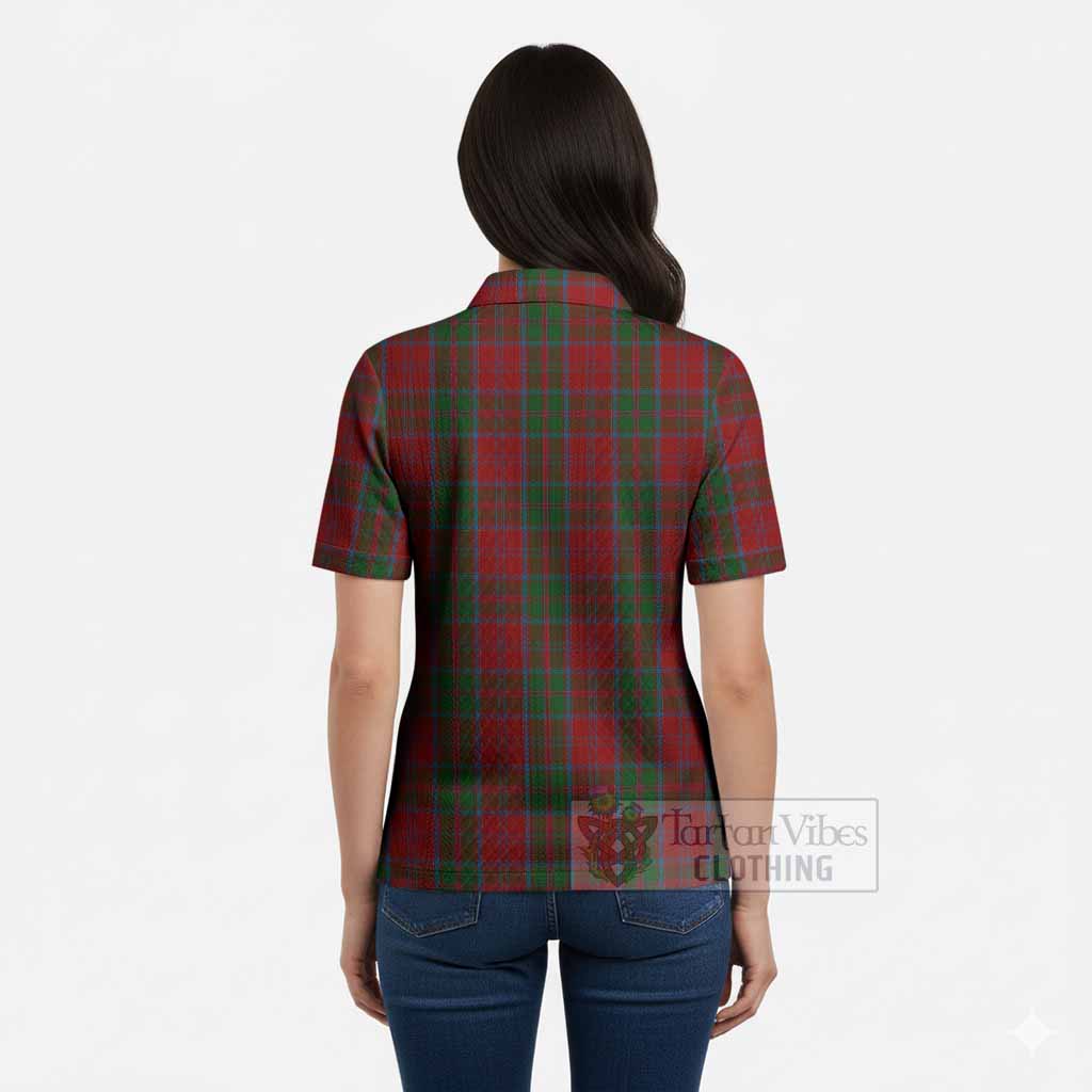 Drummond Tartan Women’s Polo Sweater Top