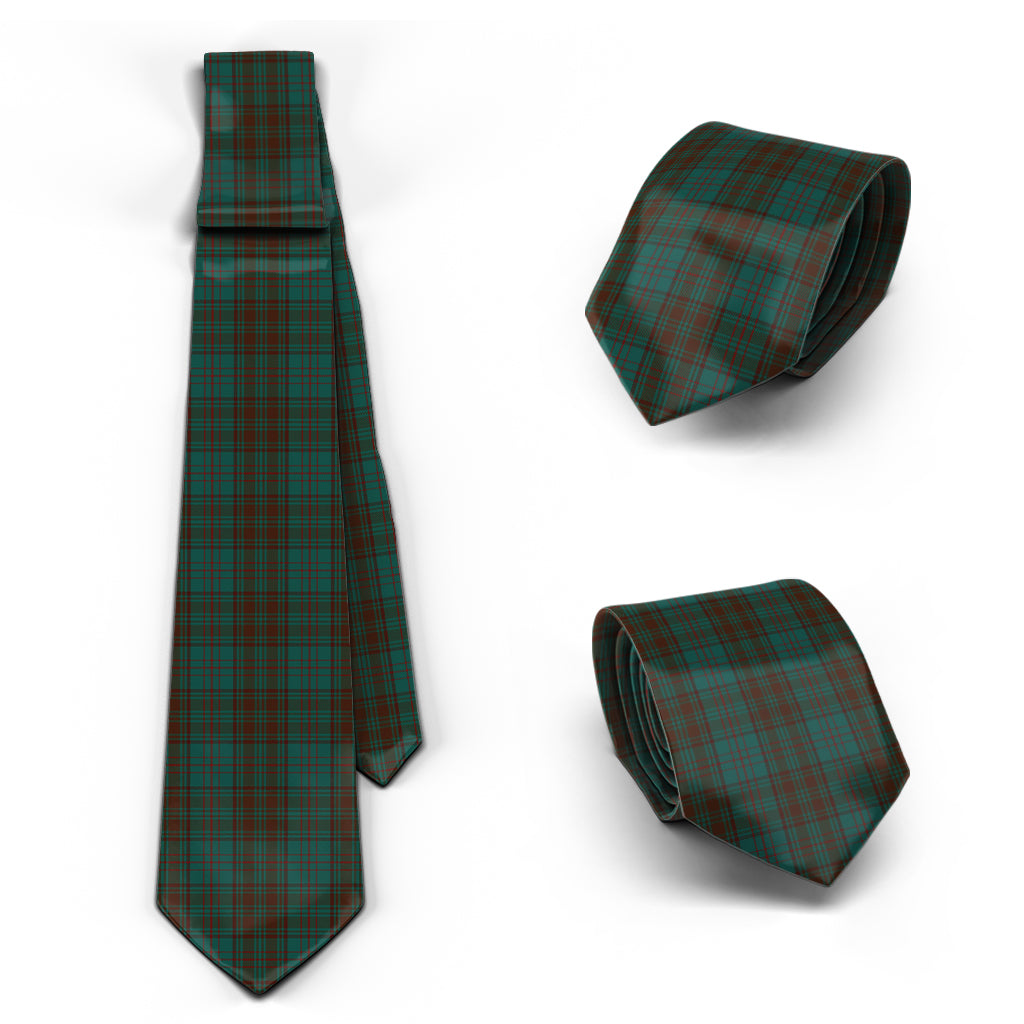 Dublin County Ireland Tartan Classic Necktie Necktie One Size - Tartan Vibes Clothing