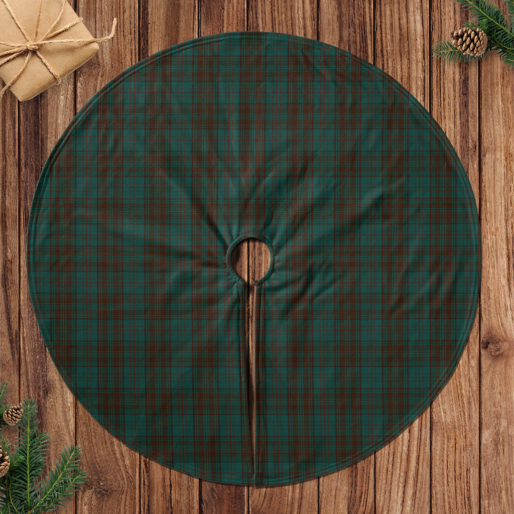 Dublin County Ireland Tartan Christmas Tree Skirt - Tartanvibesclothing