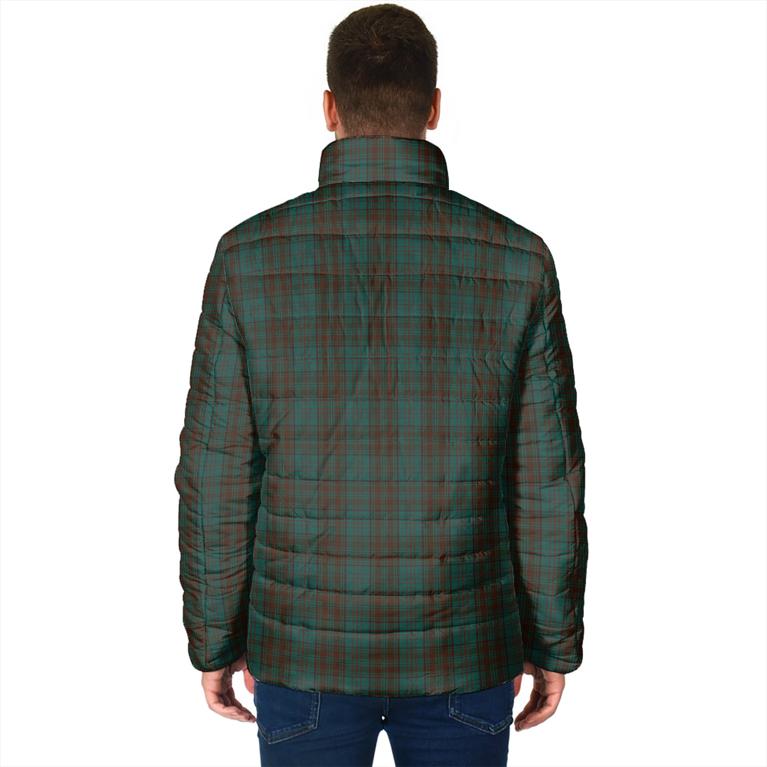 Dublin County Ireland Tartan Padded Jacket - Tartan Vibes Clothing