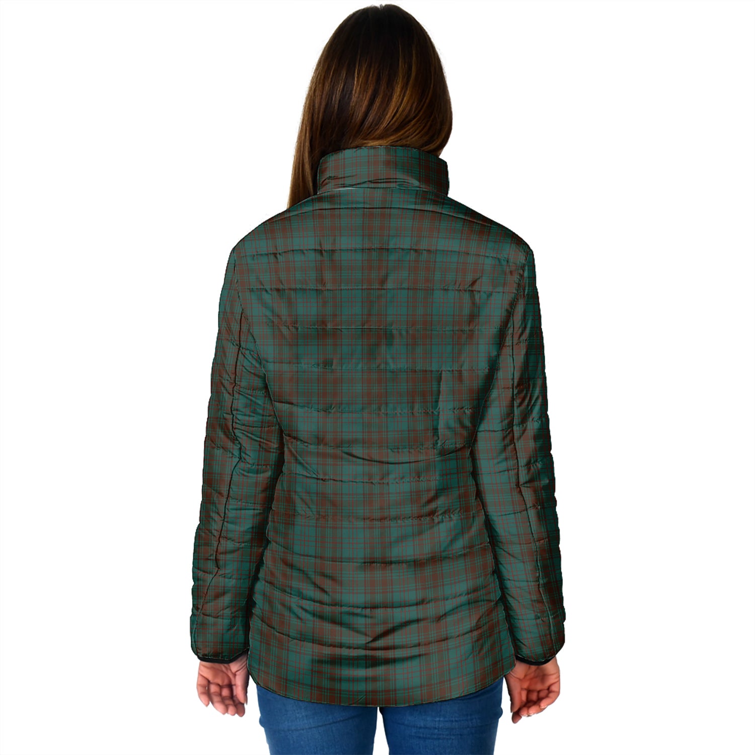 Dublin County Ireland Tartan Padded Jacket - Tartan Vibes Clothing
