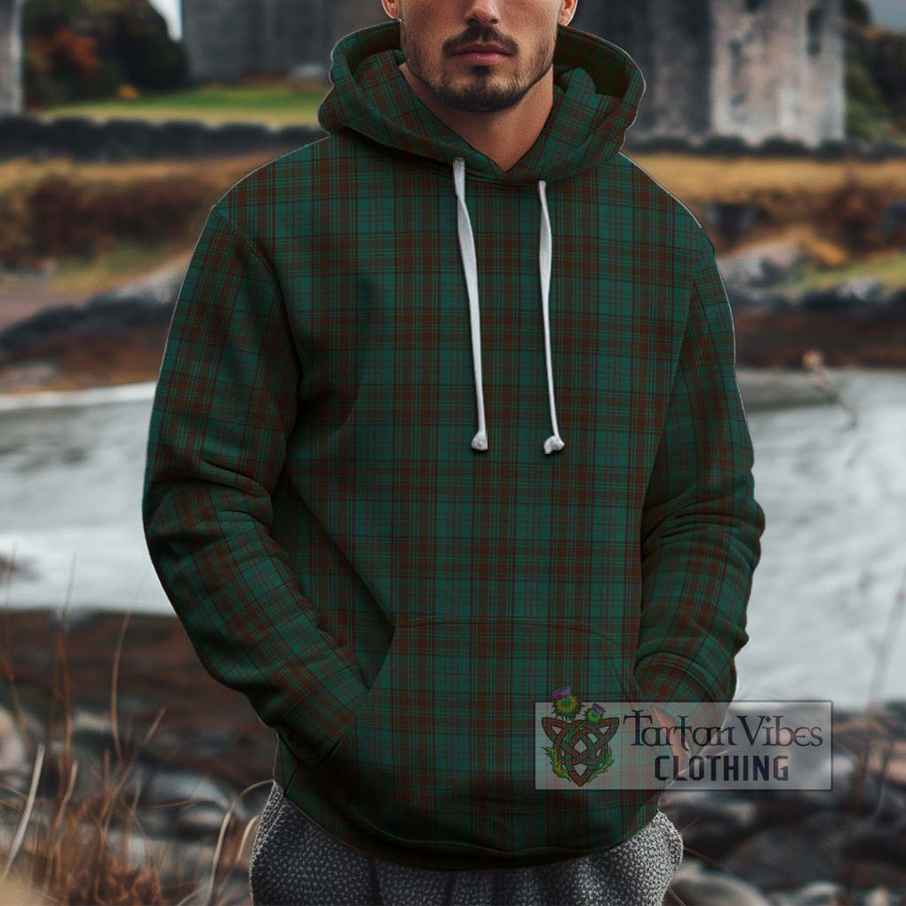 Dublin County Ireland Tartan Cotton Hoodie Pullover Hoodie XS - Tartan Vibes Clothing