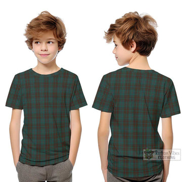 Dublin County Ireland Tartan Kid T-Shirt Youth XL Size14 - Tartanvibesclothing Shop