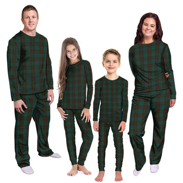 Dublin County Ireland Tartan Pajamas Family Set Kid - Tartan Vibes Clothing