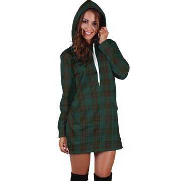 Dublin County Ireland Tartan Hoodie Dress - Tartan Vibes Clothing