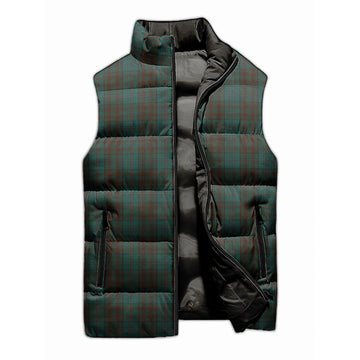 Dublin County Ireland Tartan Sleeveless Puffer Jacket - Tartanvibesclothing