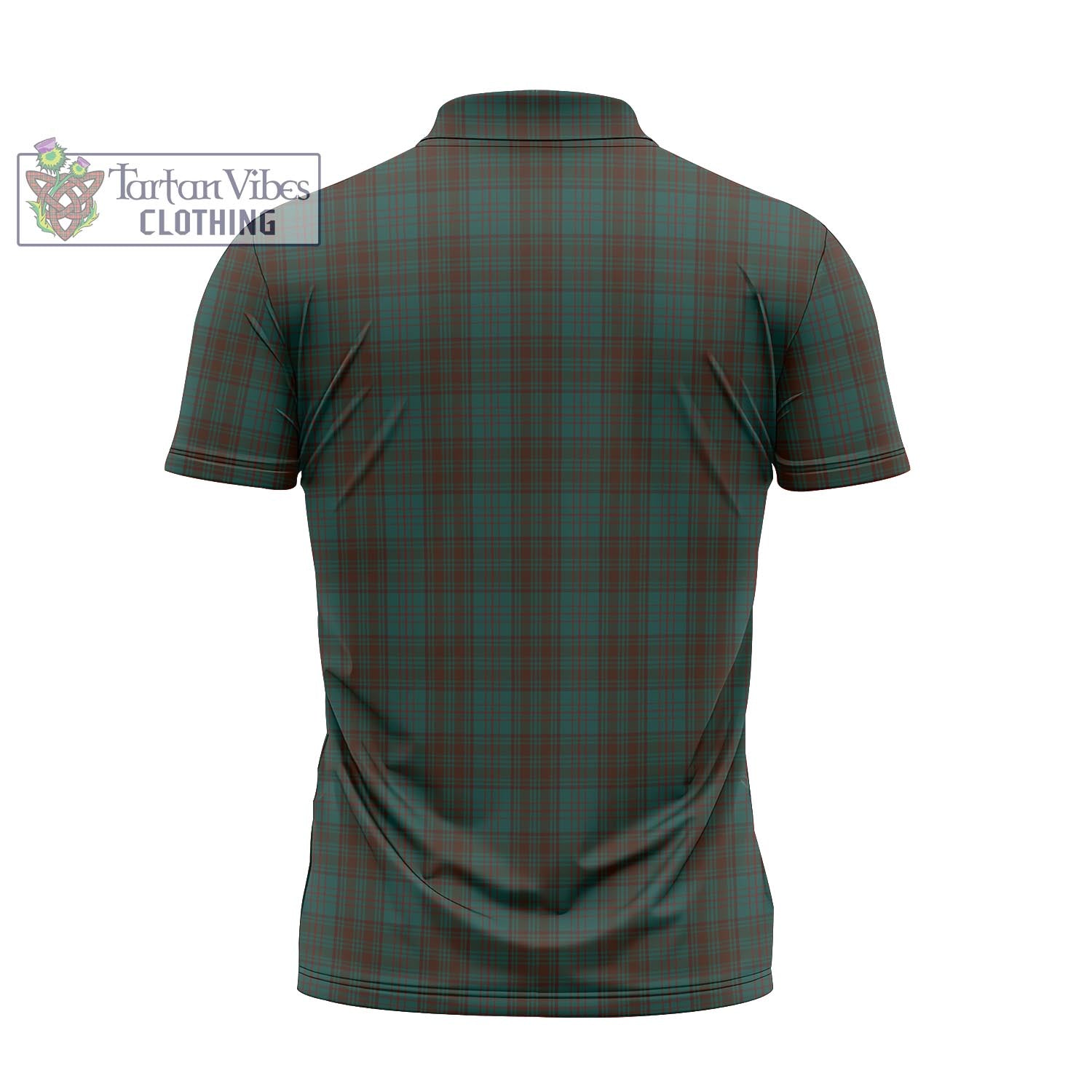 Tartan Vibes Clothing Dublin County Ireland Tartan Zipper Polo Shirt