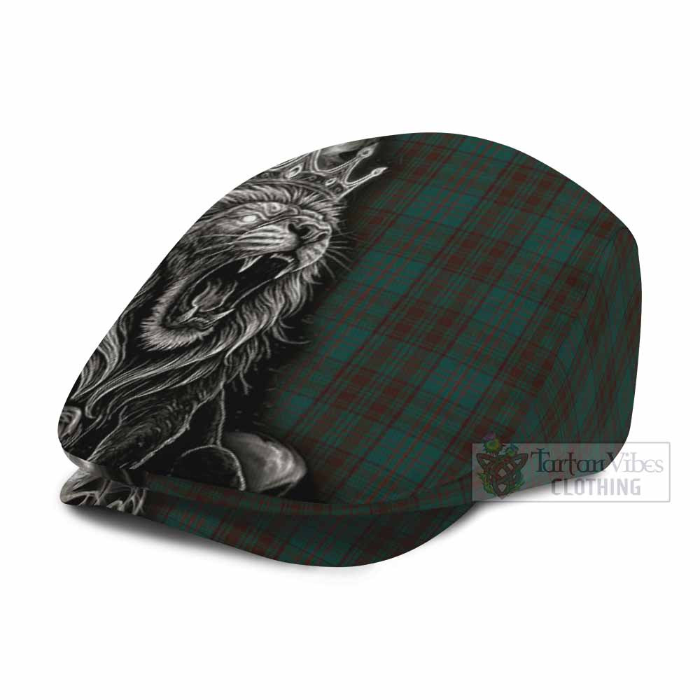 Dublin County Ireland Tartan Flat Cap, Jeff Cap Roaring Lion Heritage