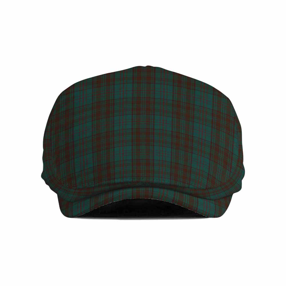 Dublin County Ireland Tartan Jeff Cap, Tartan Flat Cap