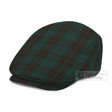 Dublin County Ireland Tartan Jeff Cap, Tartan Flat Cap