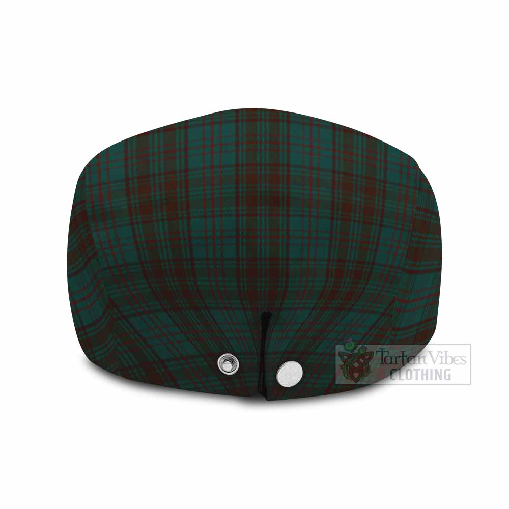 Dublin County Ireland Tartan Jeff Cap, Tartan Flat Cap