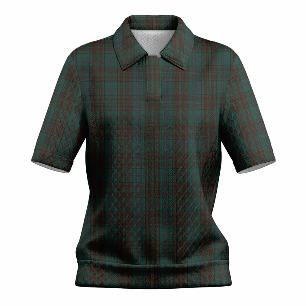 Dublin County Ireland Tartan Women’s Polo Sweater Top