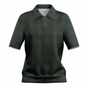 Dublin County Ireland Tartan Women’s Polo Sweater Top