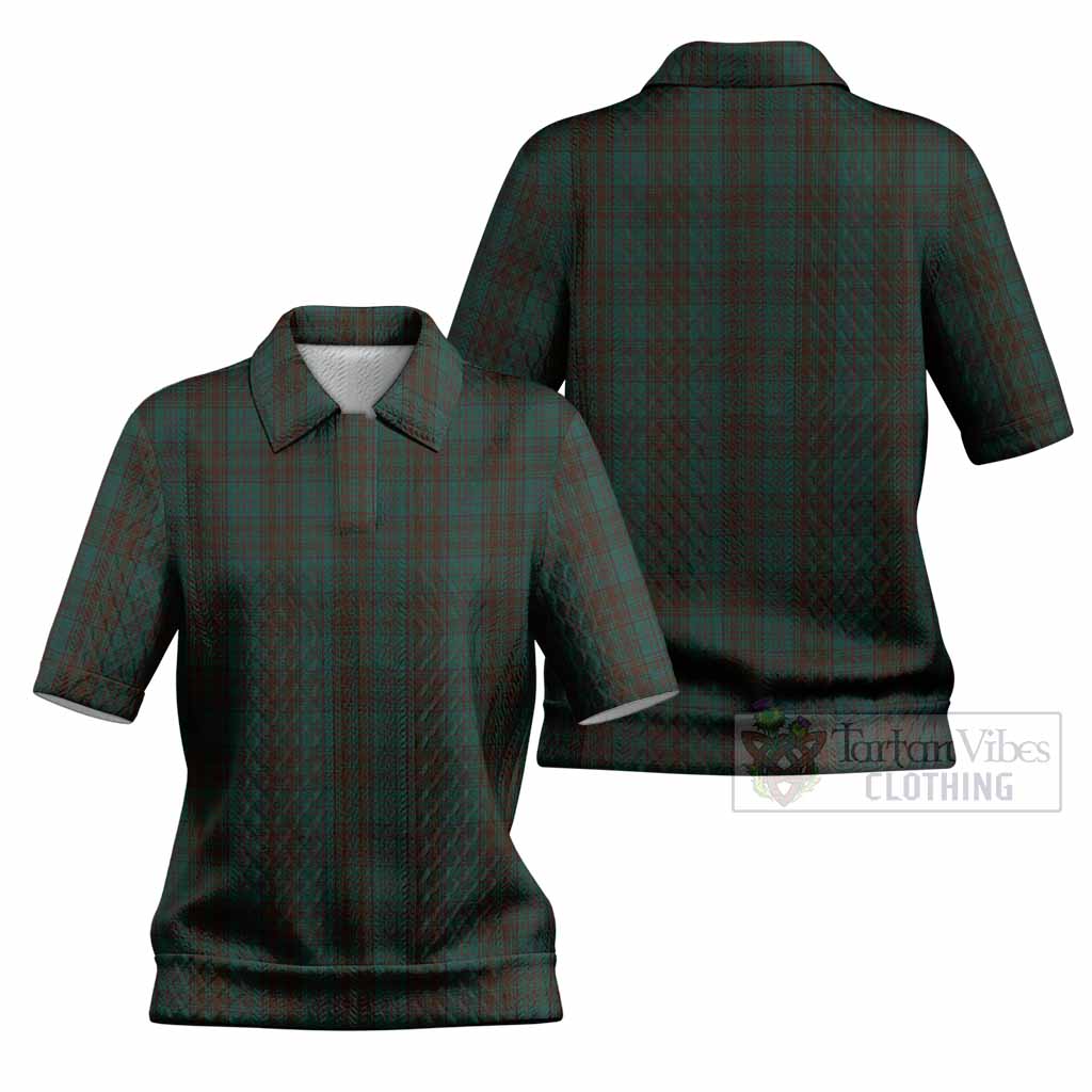 Dublin County Ireland Tartan Women’s Polo Sweater Top