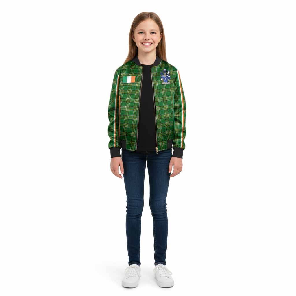 Duggan Irish Clan Coat of Arm Tartan Kid Bomber Jacket Flag Style