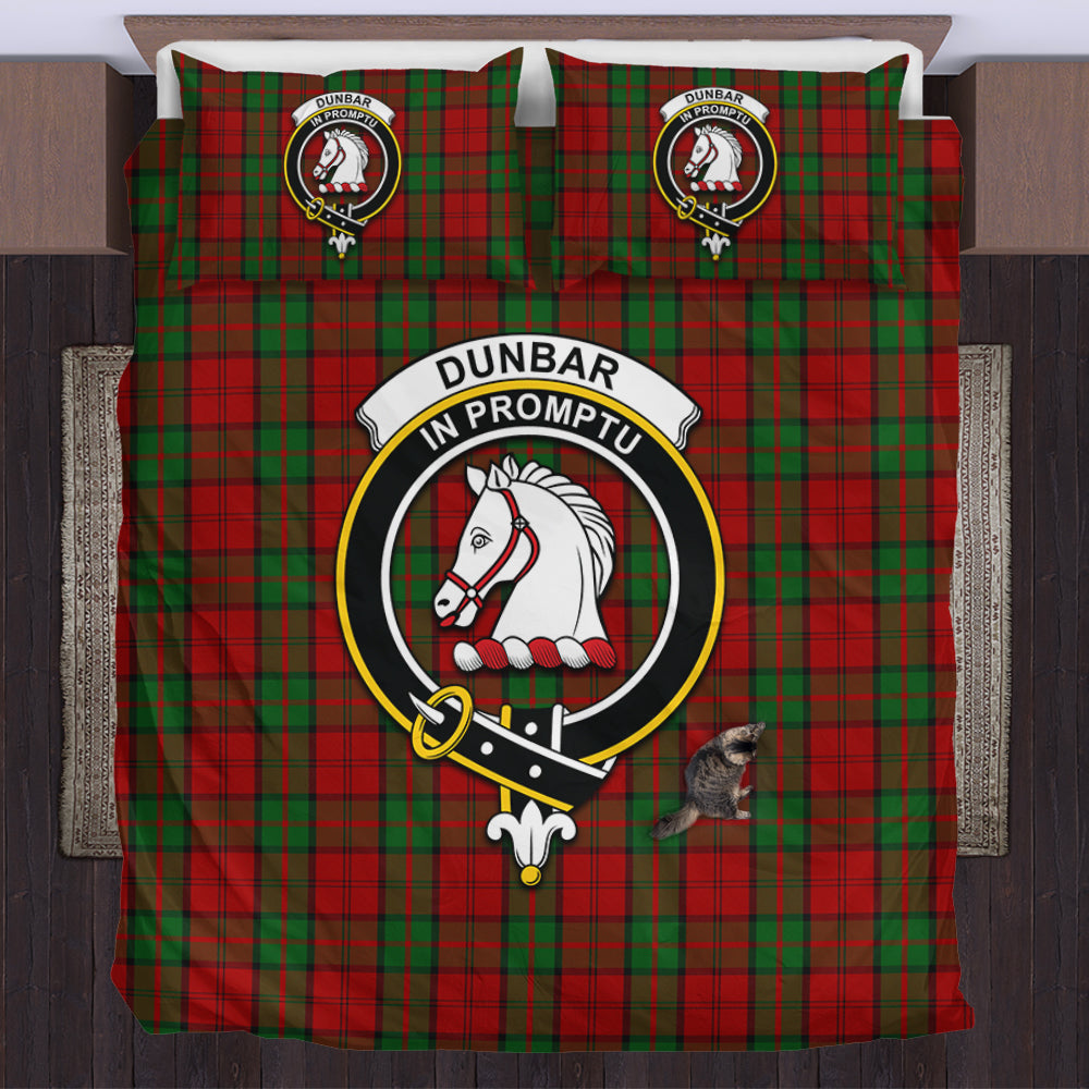 dunbar-tartan-bedding-set-with-family-crest