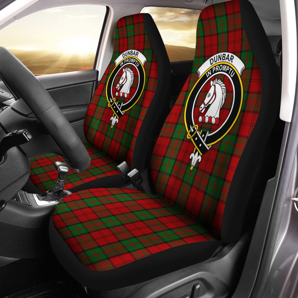 Dunbar Tartan Car Seat Cover with Family Crest One Size - Tartanvibesclothing