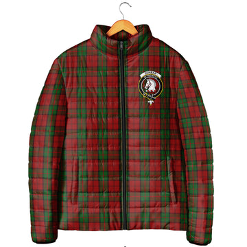 Dunbar Tartan Padded Jacket with Family Crest