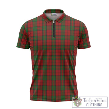 Dunbar Tartan Zipper Polo Shirt