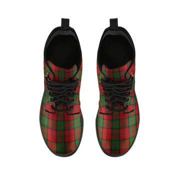 Dunbar Tartan Leather Boots