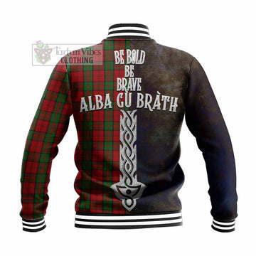 Dunbar Tartan Family Crest Baseball Jacket Alba Gu Brath Be Brave Lion Ancient Style