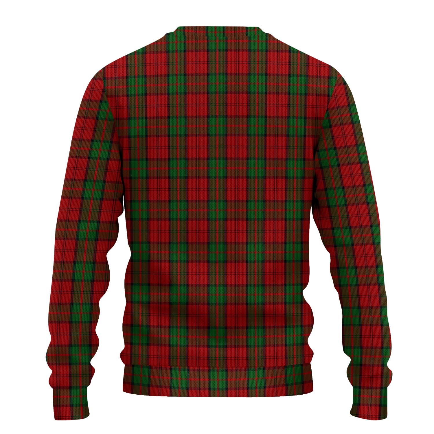 Dunbar Tartan Knitted Sweater with Family Crest - Tartanvibesclothing