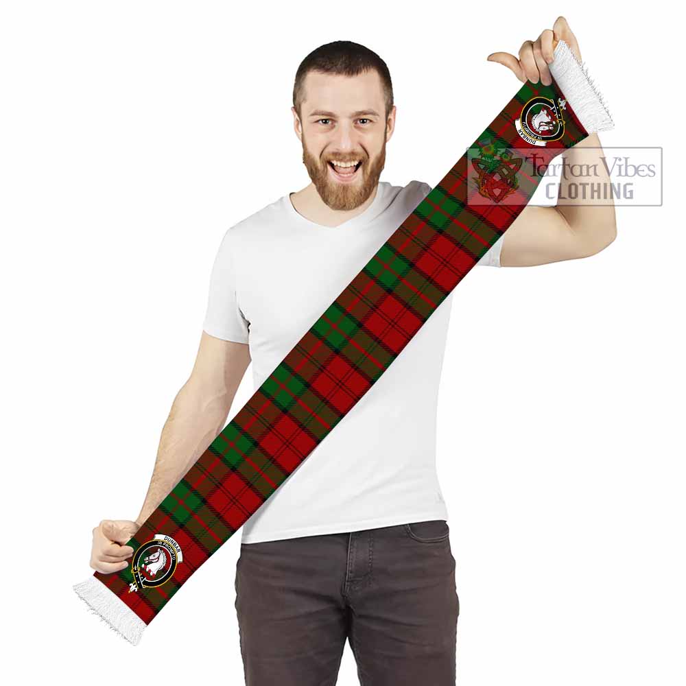Tartan Vibes Clothing Dunbar Tartan Ruffneck Scarf with Family Crest