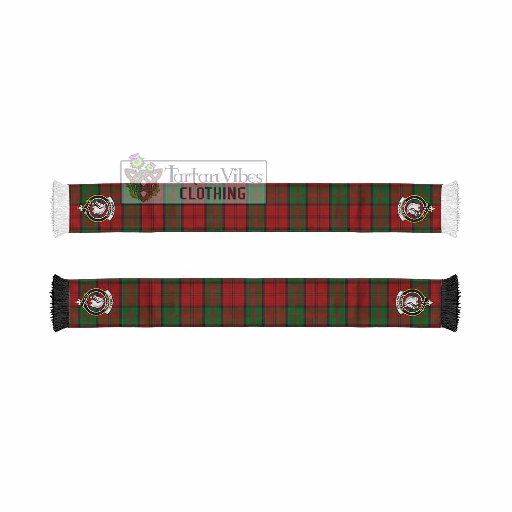 Tartan Vibes Clothing Dunbar Tartan Ruffneck Scarf with Family Crest