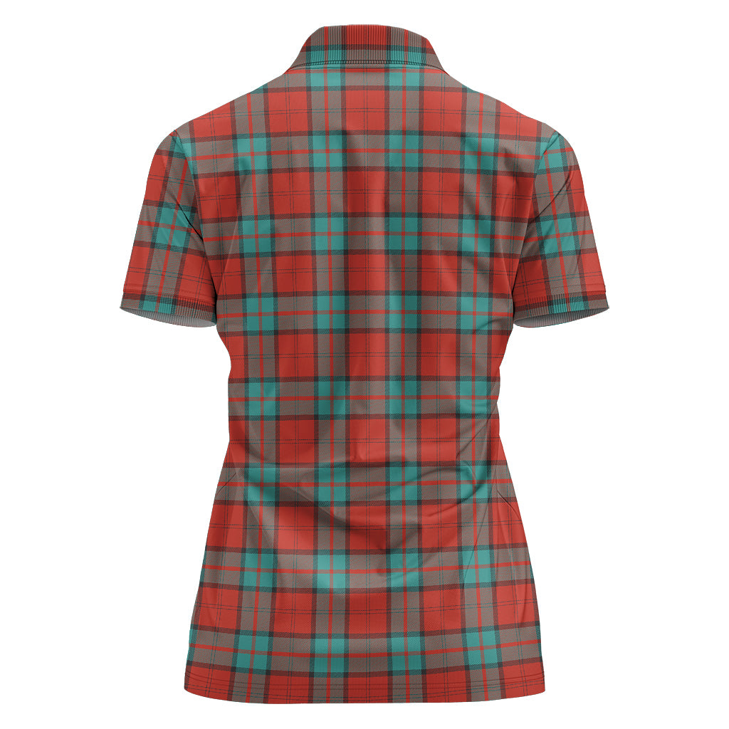 dunbar-ancient-tartan-polo-shirt-with-family-crest-for-women