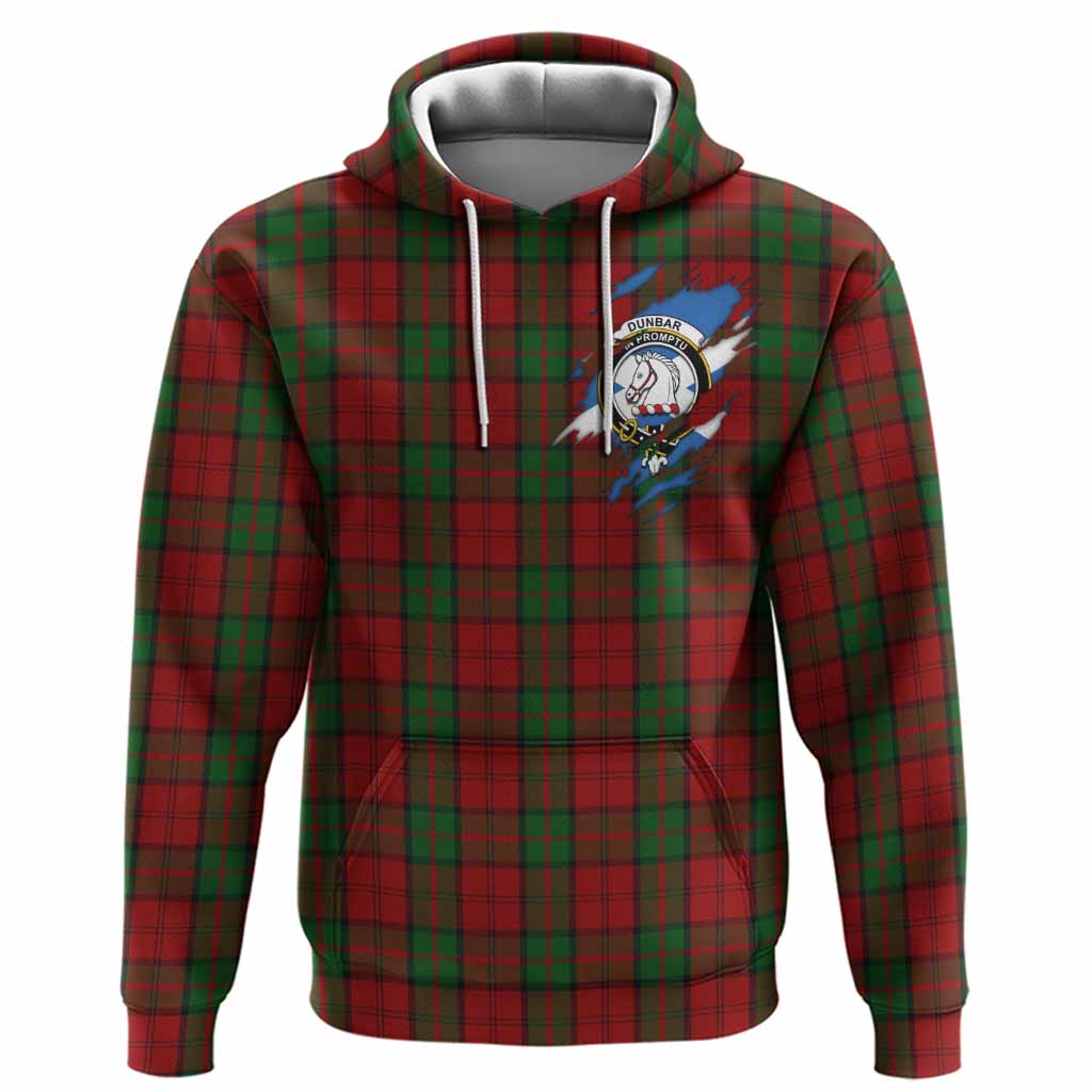Dunbar Clan Crest In Me Tartan Hoodie Scotland Flag Style