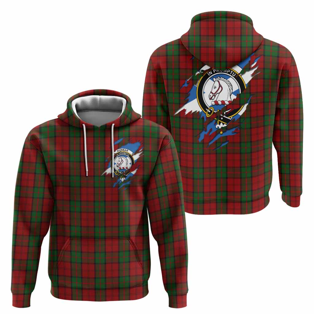 Dunbar Clan Crest In Me Tartan Hoodie Scotland Flag Style