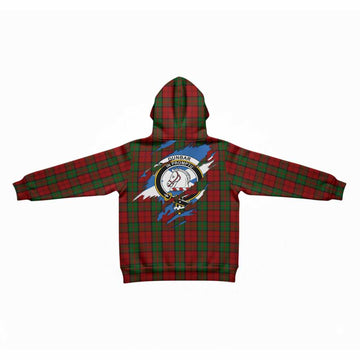 Dunbar Clan Crest In Me Tartan Kid Hoodie Scotland Flag Style
