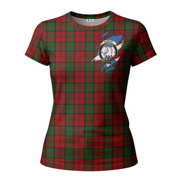 Dunbar Clan Crest In Me Tartan Women T shirt Scotland Flag Style