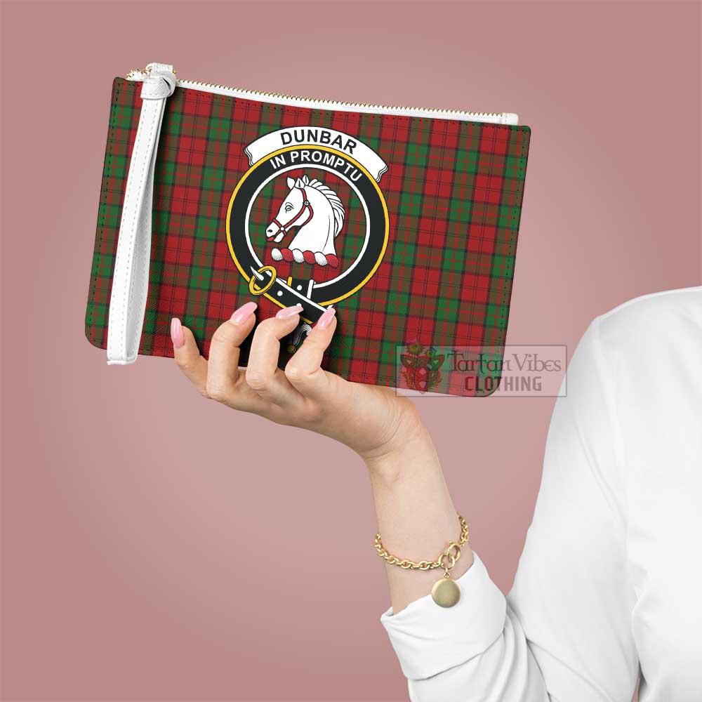 Tartan Vibes Clothing Dunbar Family Crest Tartan Clutch Bag