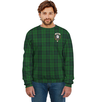 Dunbar Hunting Tartan Sweatshirt with Family Crest