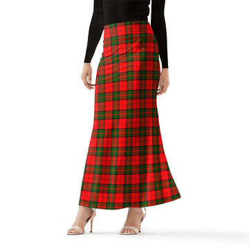 Dunbar Modern Tartan Womens Full Length Skirt